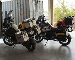 Motorcycle transportation from Dubai